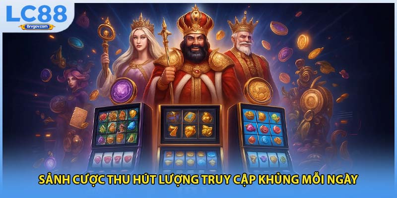 Sảnh cược thu hút lượng truy cập khủng mỗi ngày